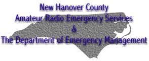 New Hanover County ARES and DEM